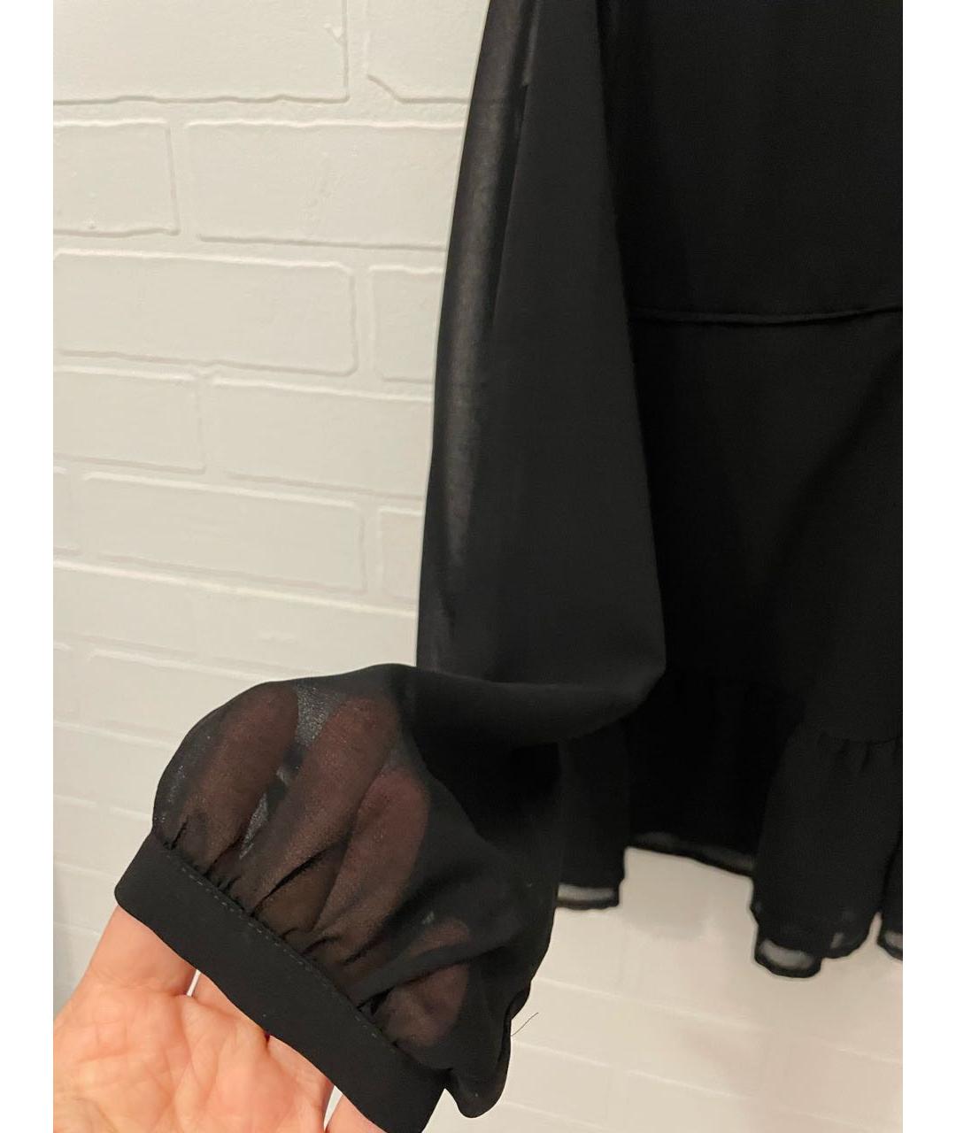 TWIN-SET Черная полиэстеровая блузы, фото 5