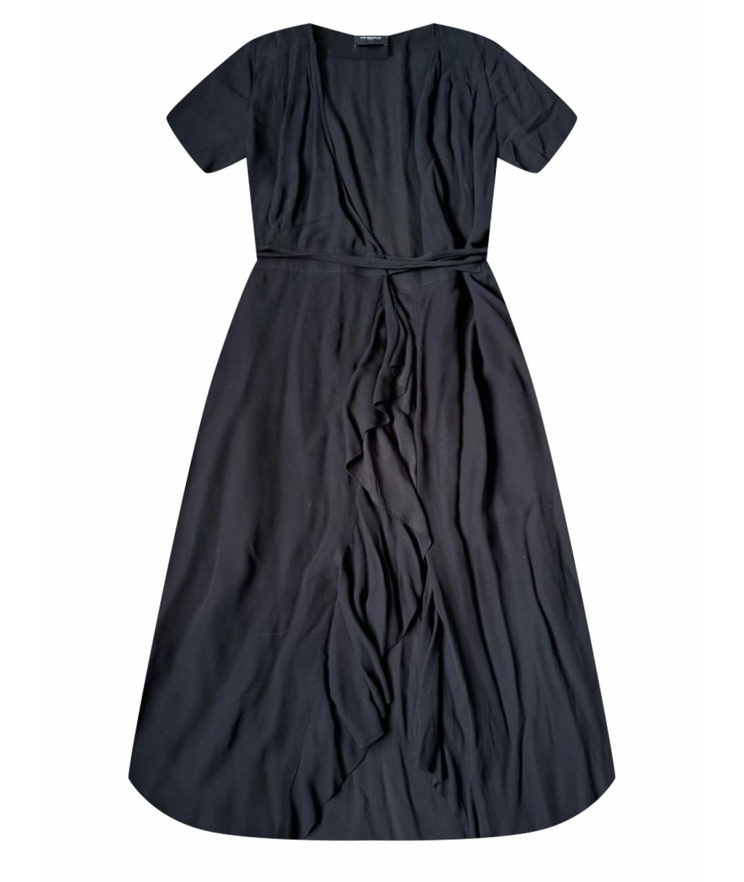 THE KOOPLES Черное вискозное повседневное платье, фото 1