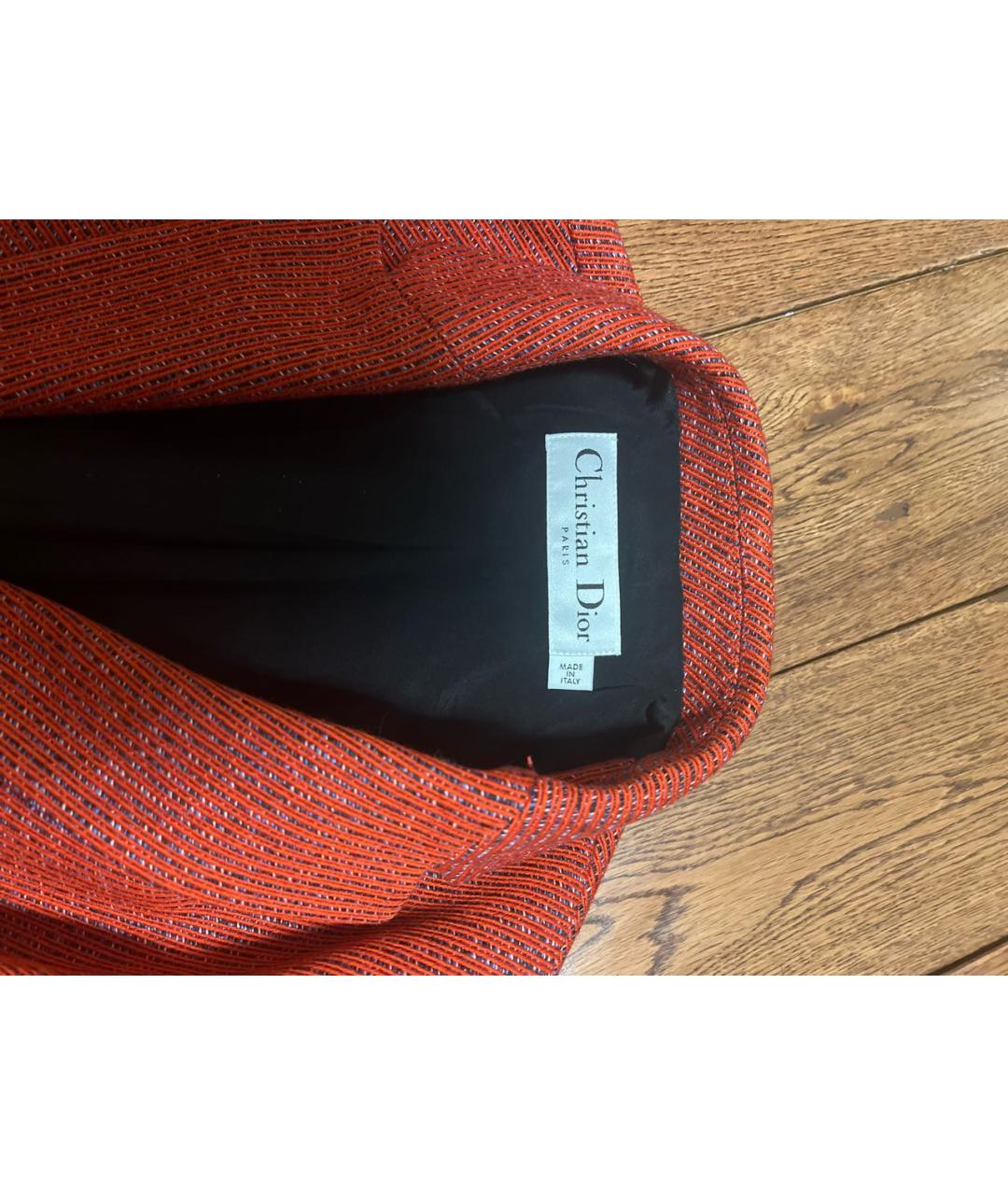 CHRISTIAN DIOR PRE-OWNED Бордовый шерстяной жакет/пиджак, фото 3