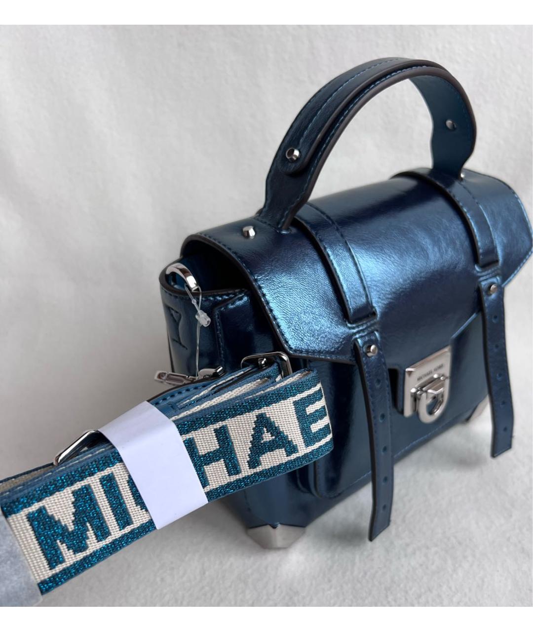 MICHAEL MICHAEL KORS Синяя сумка через плечо, фото 2