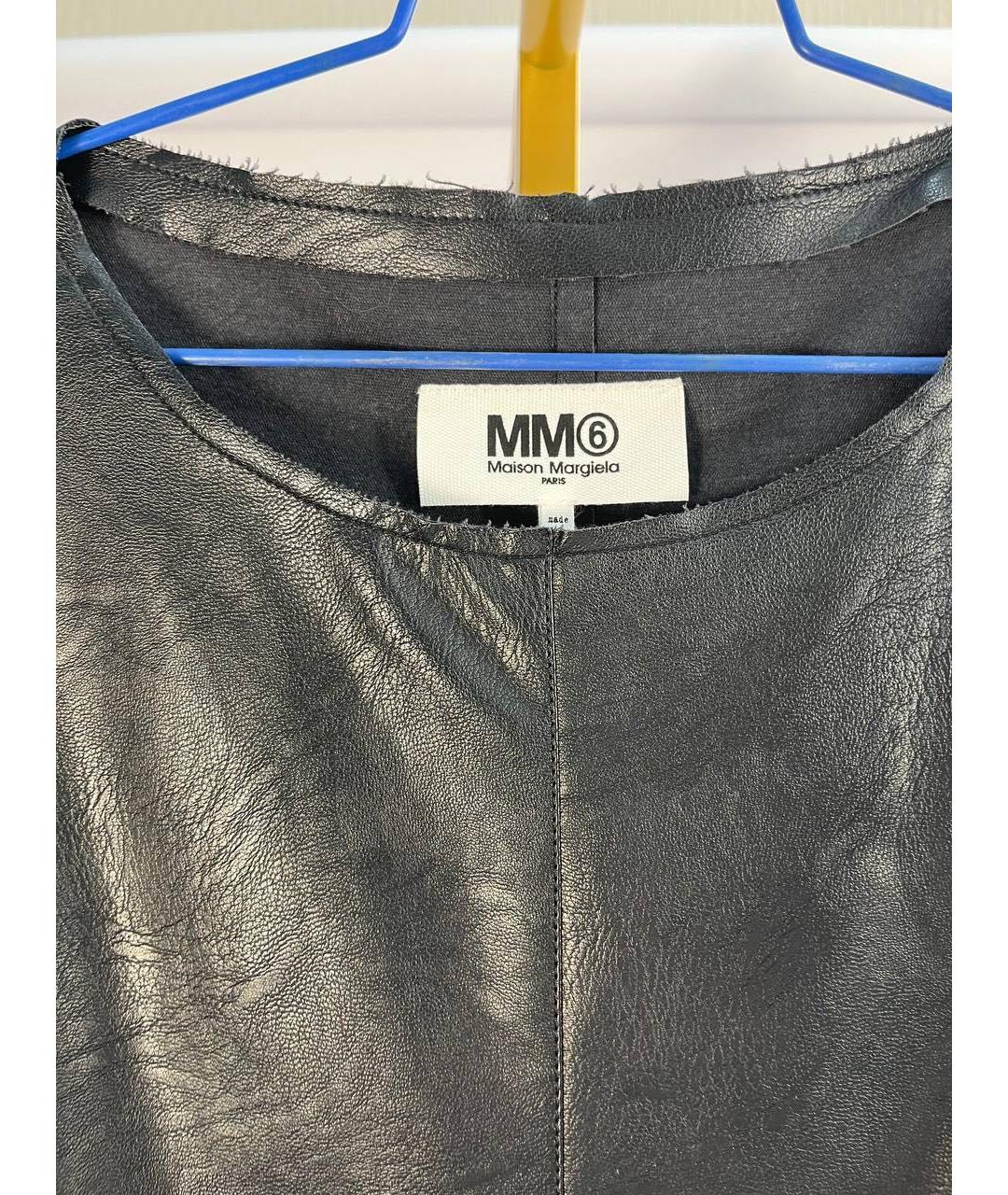 MM6 MAISON MARGIELA Черная футболка, фото 3