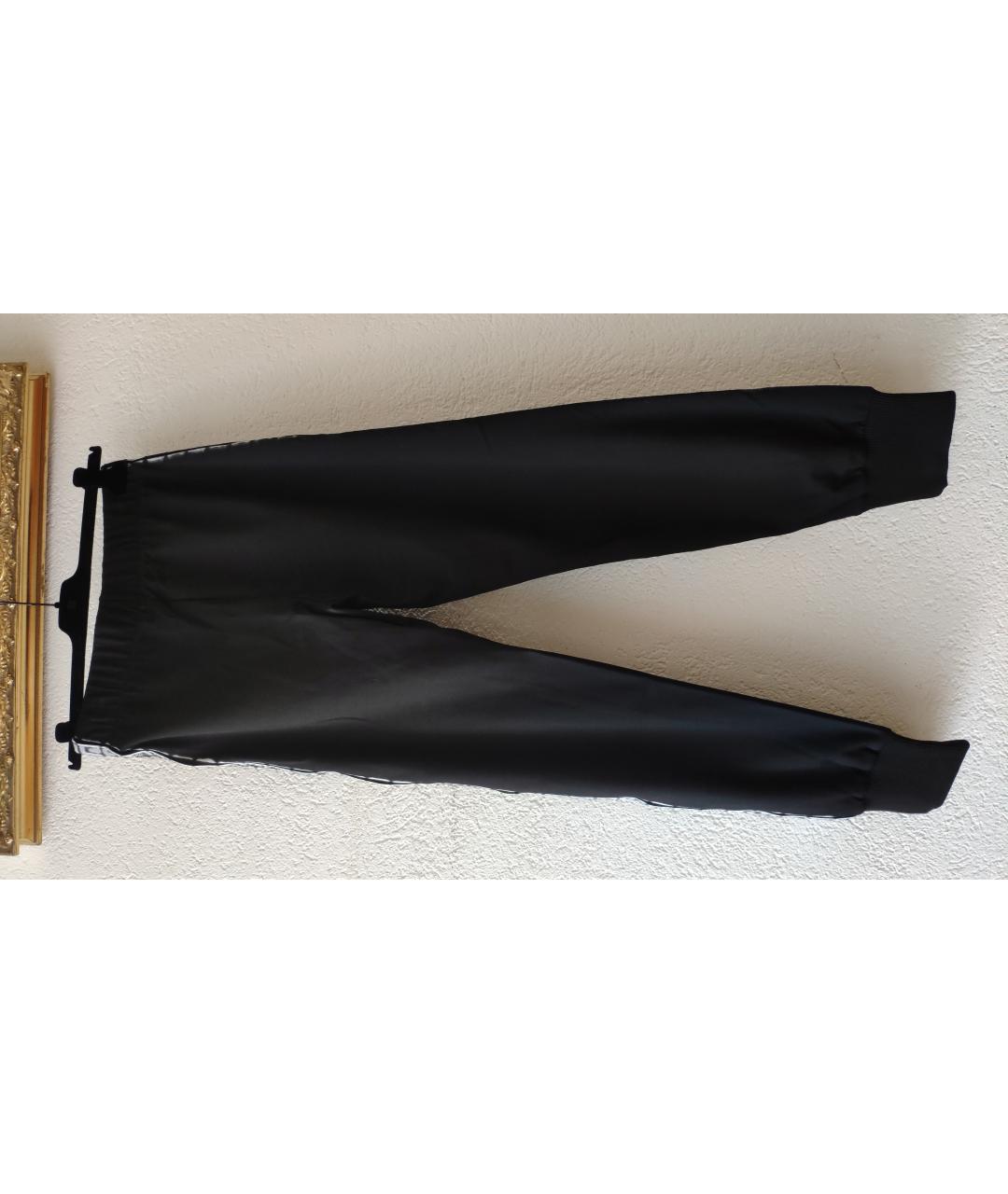 GIVENCHY Черные вискозные прямые брюки, фото 2