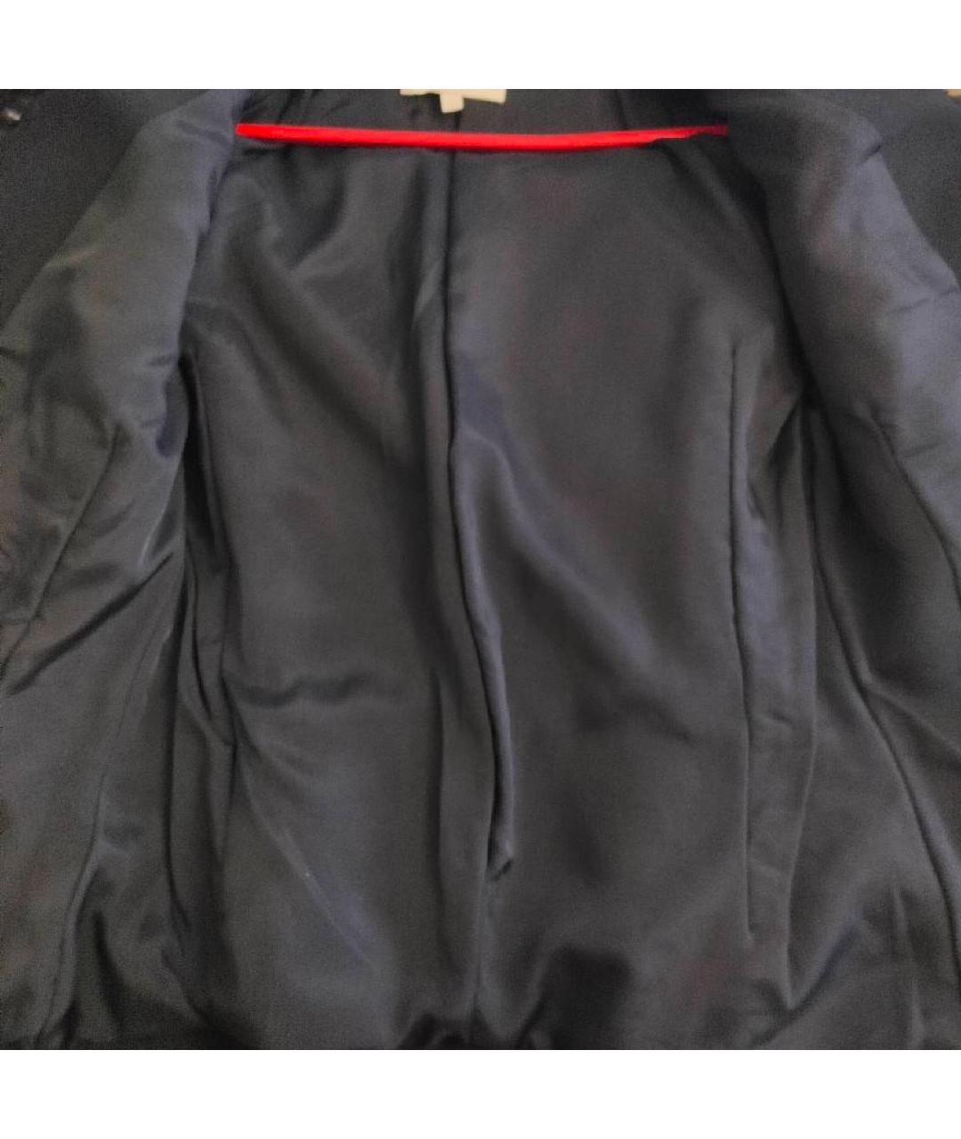 AMEN Черный креповый жакет/пиджак, фото 4