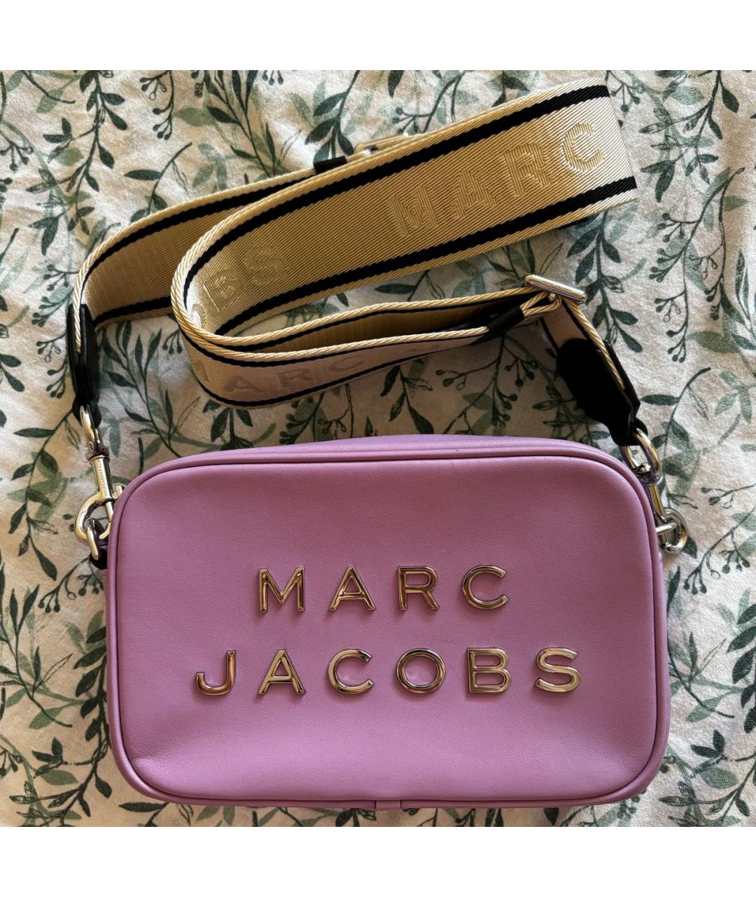 MARC JACOBS Фиолетовая кожаная сумка через плечо, фото 4