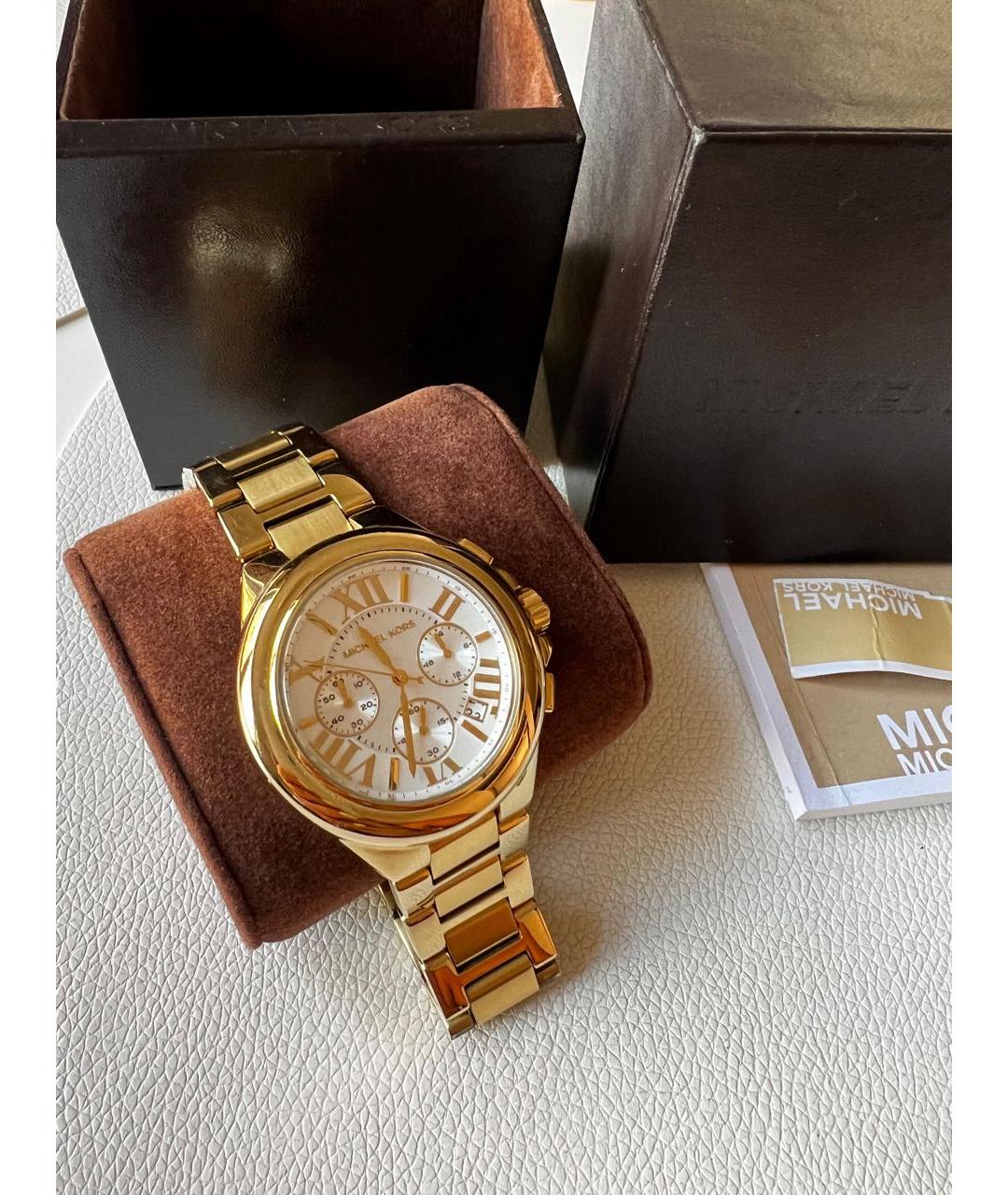 MICHAEL KORS Золотые часы, фото 5