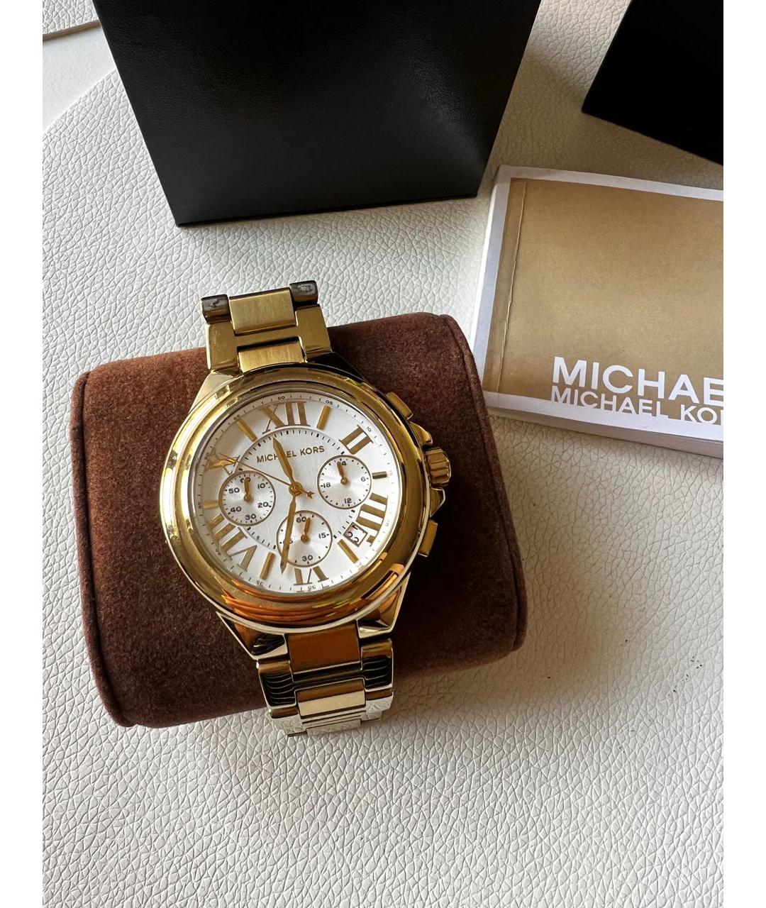 MICHAEL KORS Золотые часы, фото 8