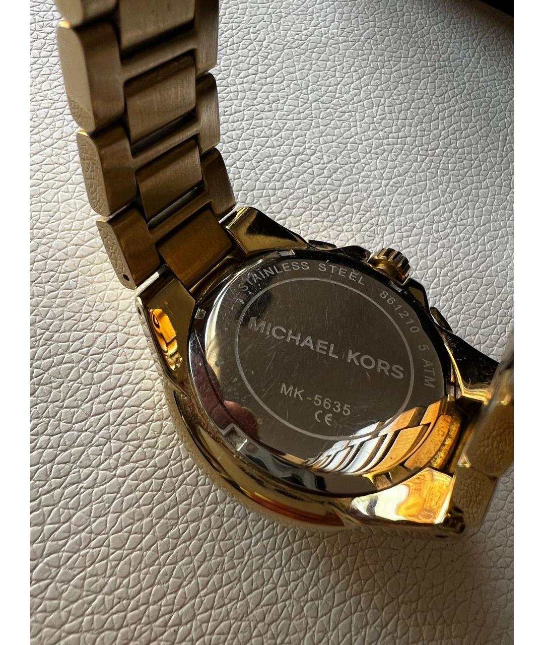 MICHAEL KORS Золотые часы, фото 2
