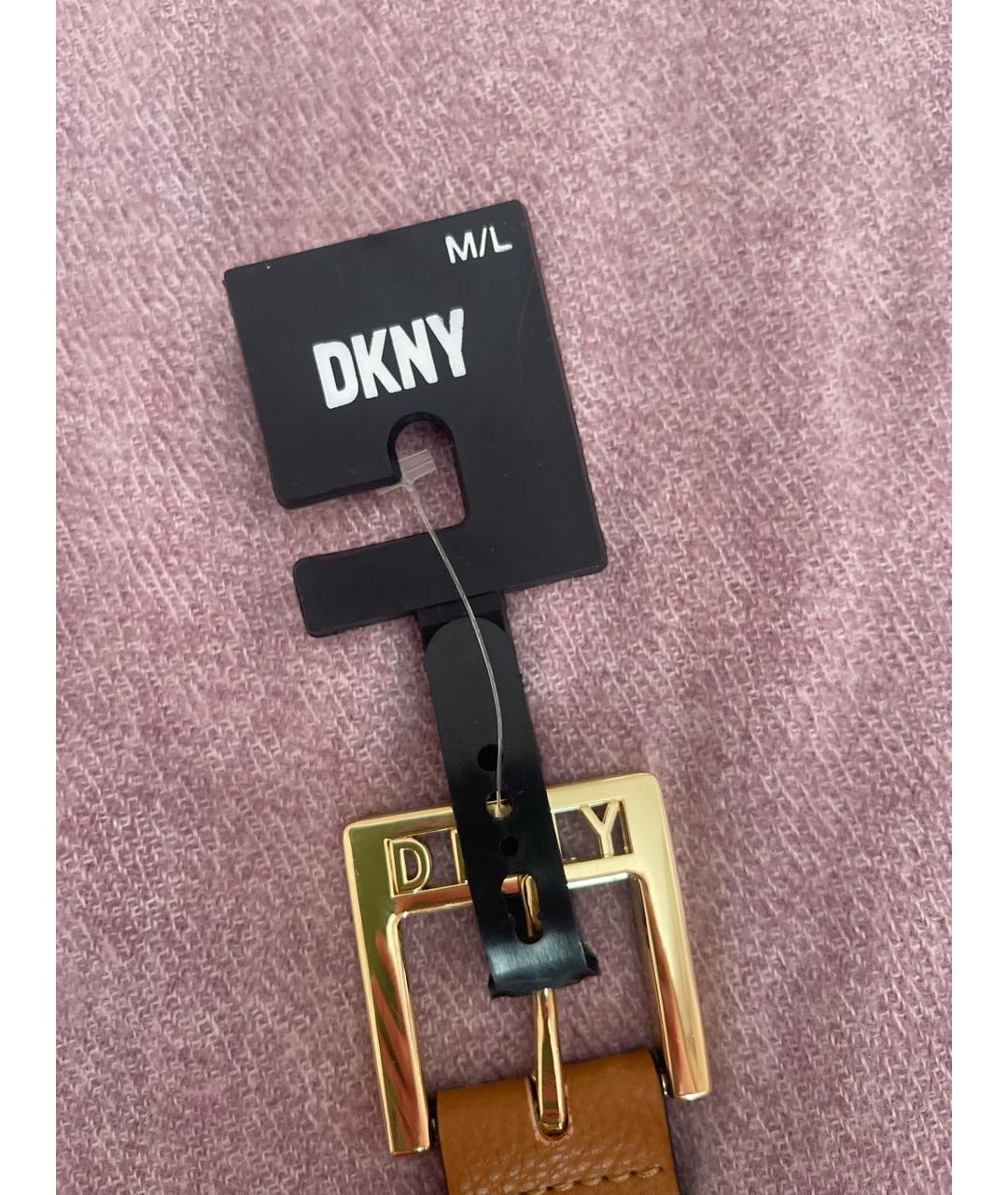 DKNY Коричневый ремень из искусственной кожи, фото 6