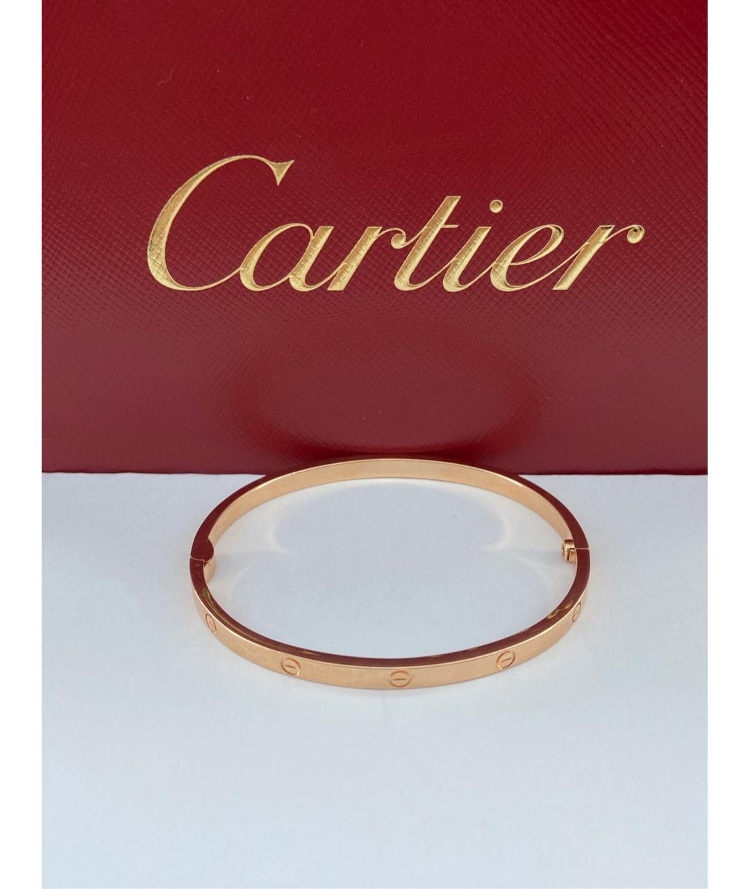 CARTIER Золотой браслет из розового золота, фото 2