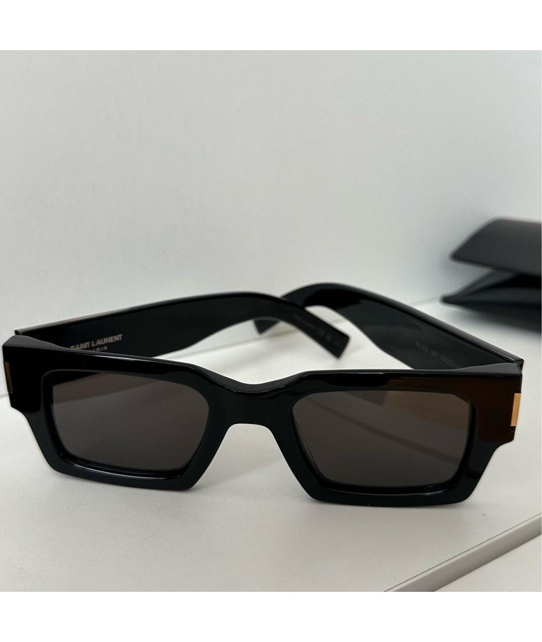 SAINT LAURENT Черные солнцезащитные очки, фото 5