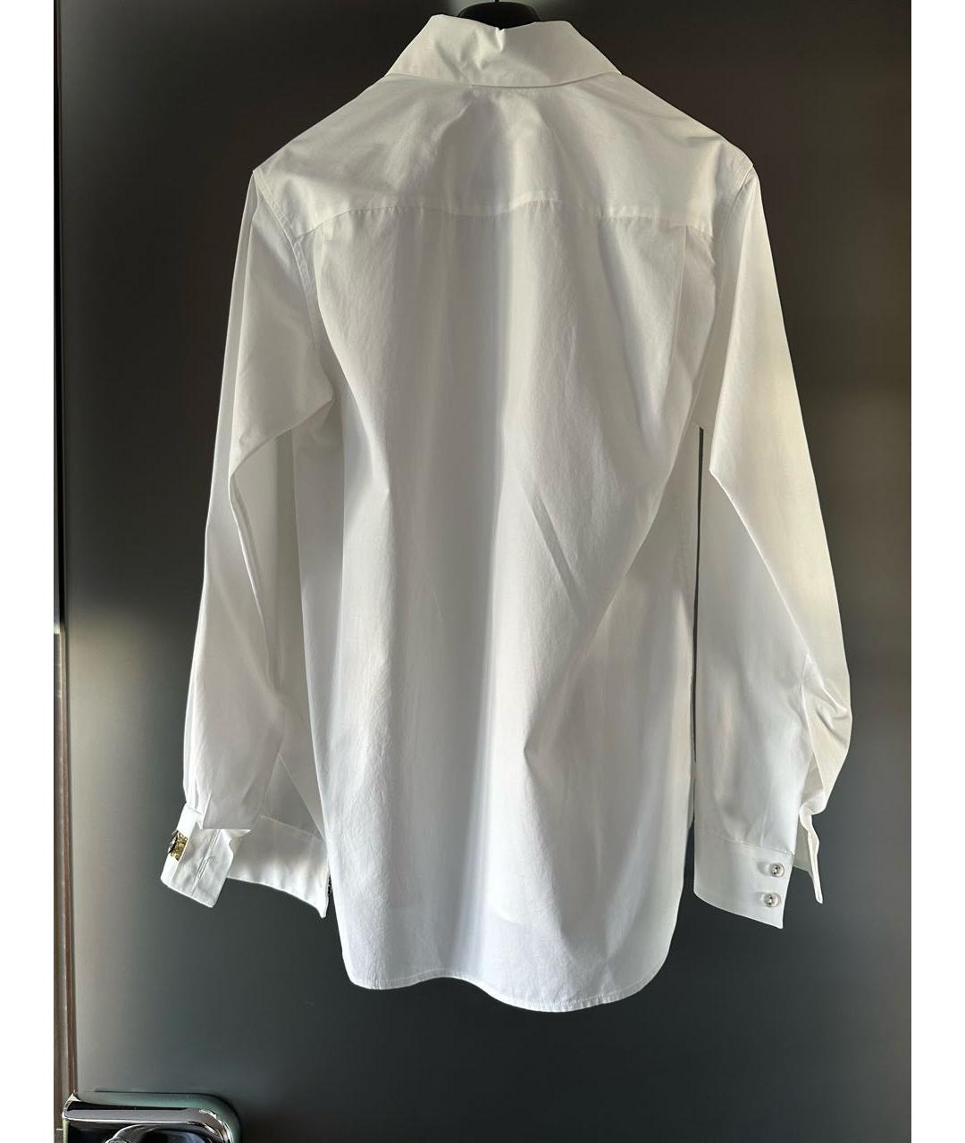 SAINT LAURENT Белая хлопковая рубашка, фото 2