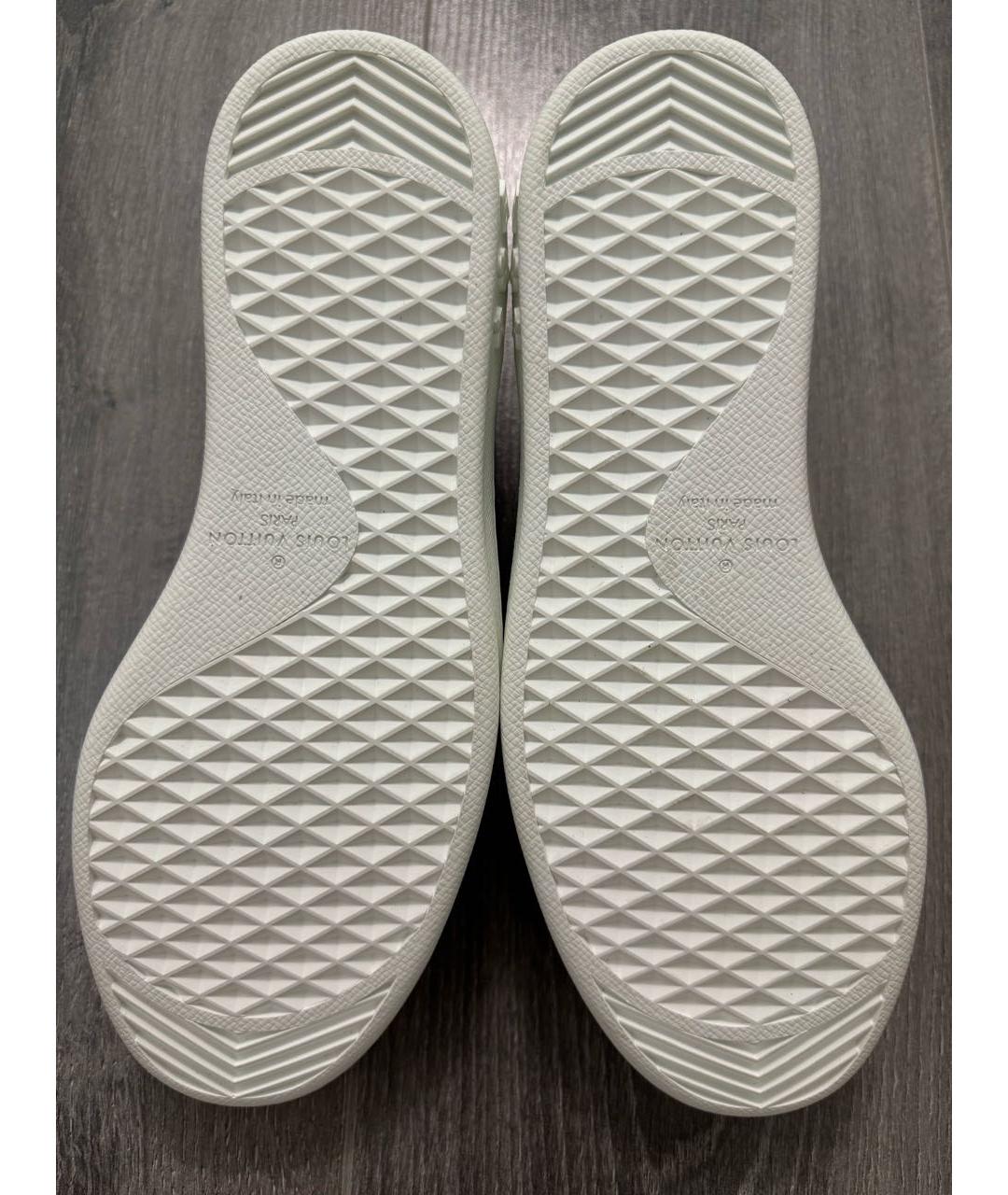 LOUIS VUITTON PRE-OWNED Белые кожаные низкие кроссовки / кеды, фото 8