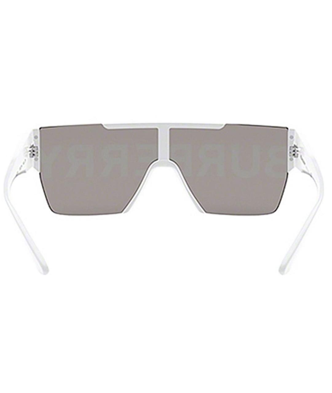 BURBERRY Белые пластиковые солнцезащитные очки, фото 8