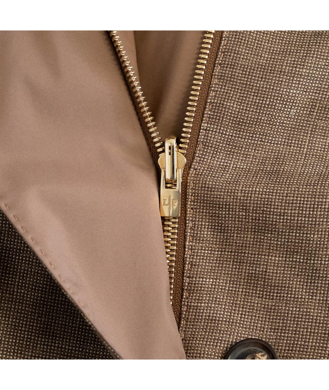 LORO PIANA Коричневая шерстяная куртка, фото 4