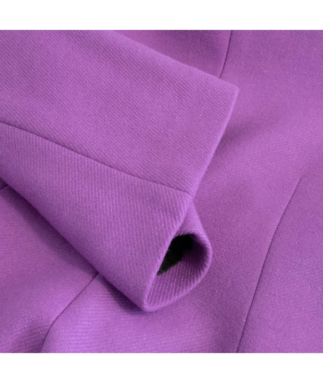 SONIA RYKIEL Фиолетовое шерстяное пальто, фото 5