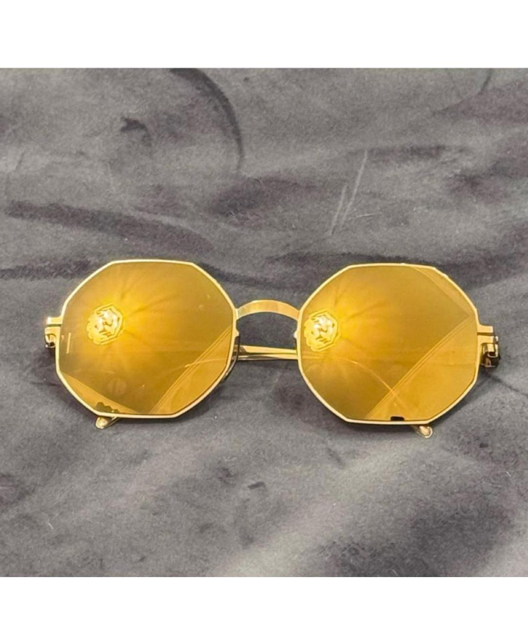 MYKITA Золотые металлические солнцезащитные очки, фото 2