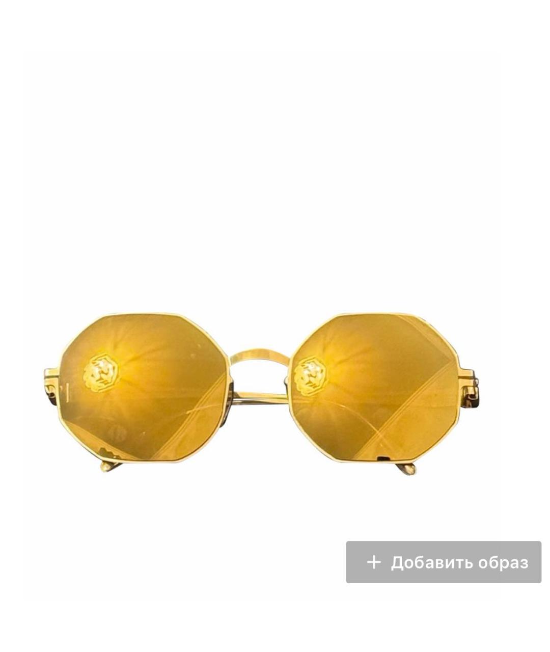 MYKITA Золотые металлические солнцезащитные очки, фото 7