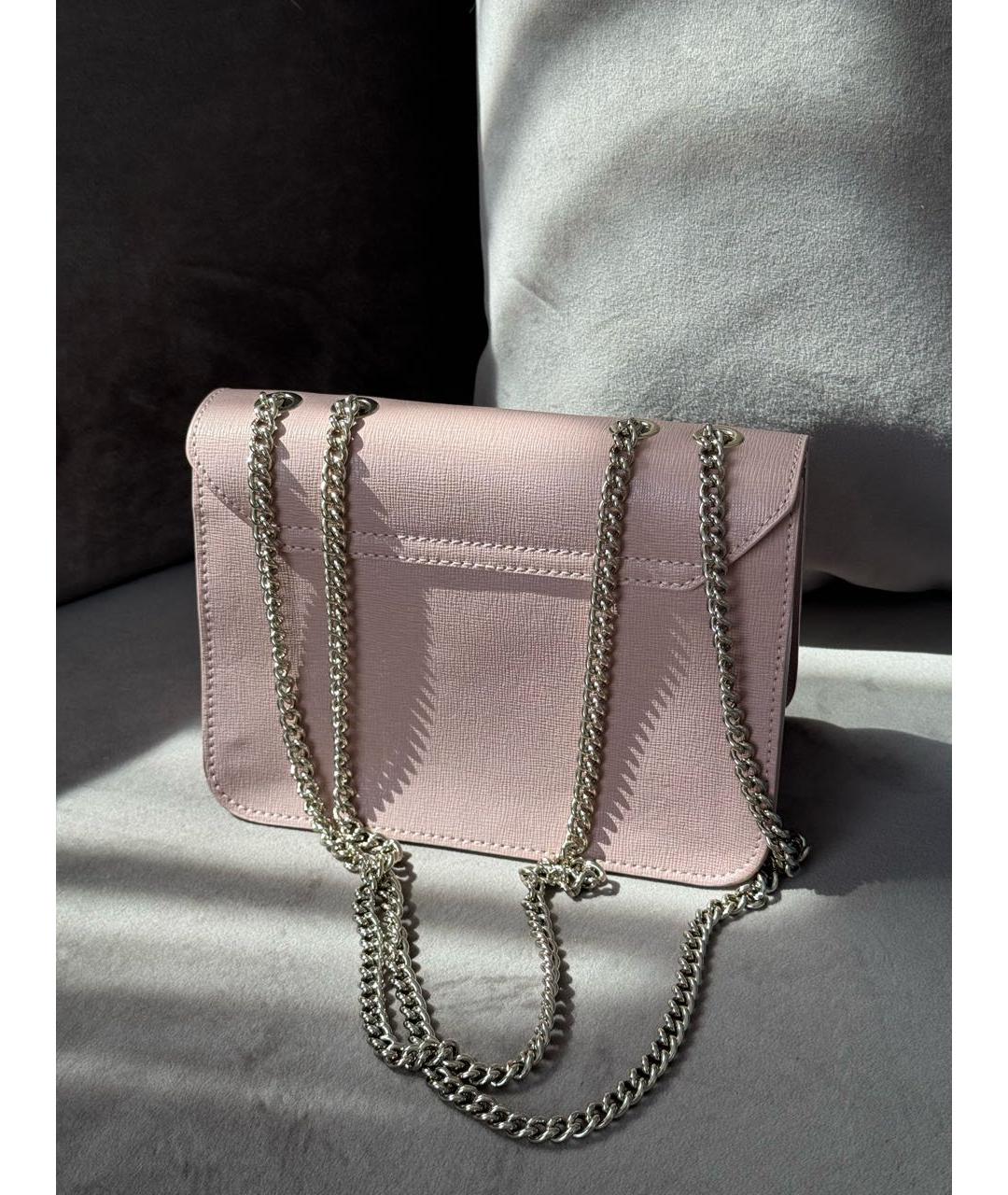 FURLA Розовая сумка через плечо, фото 7