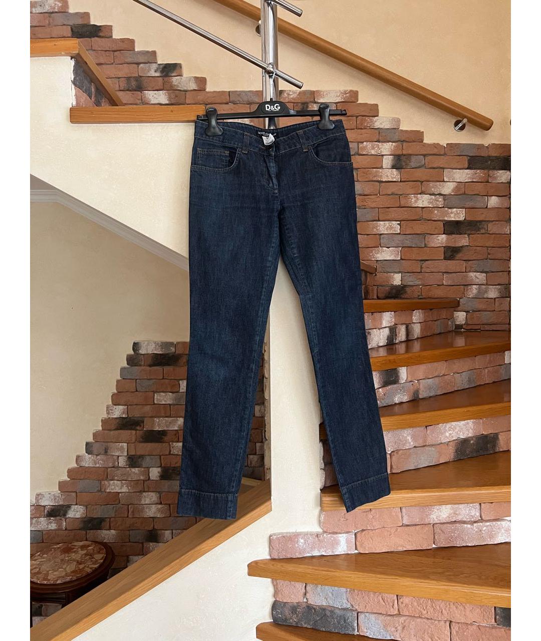 DOLCE&GABBANA Хлопко-эластановые прямые джинсы, фото 9