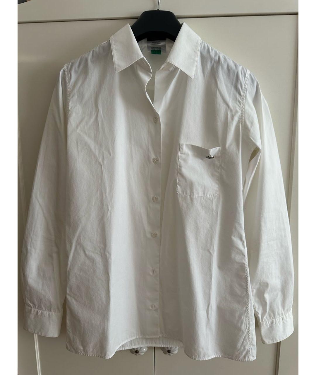 CHANEL PRE-OWNED Белая хлопковая рубашка, фото 5