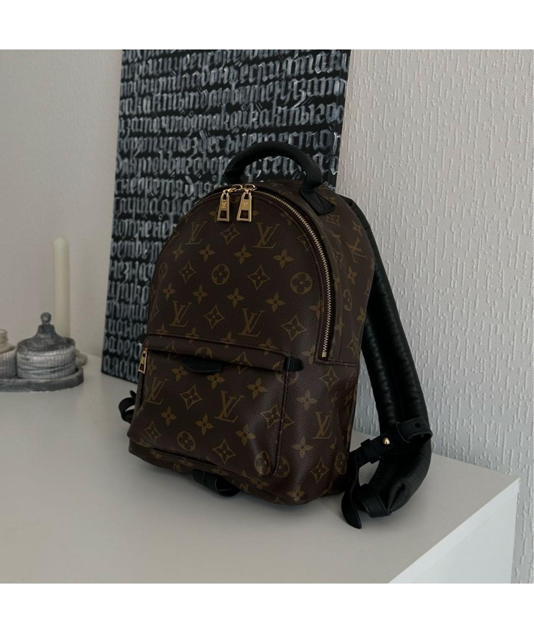 LOUIS VUITTON PRE-OWNED Коричневый рюкзак, фото 2