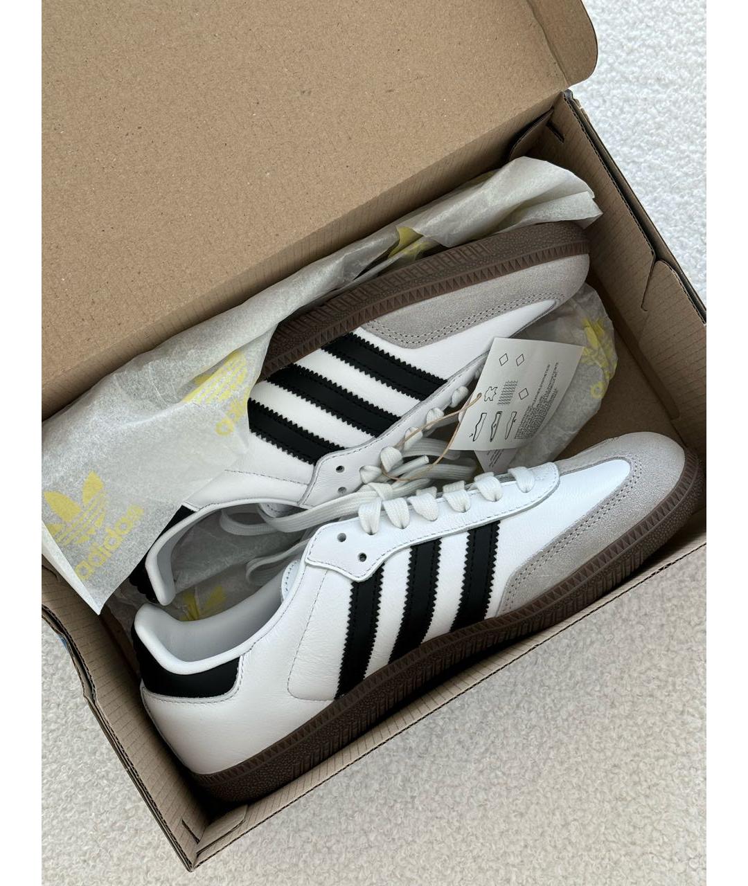 ADIDAS Серые синтетические кеды, фото 5