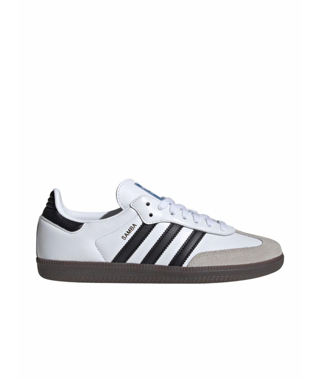 ADIDAS Серые синтетические кеды, фото 1