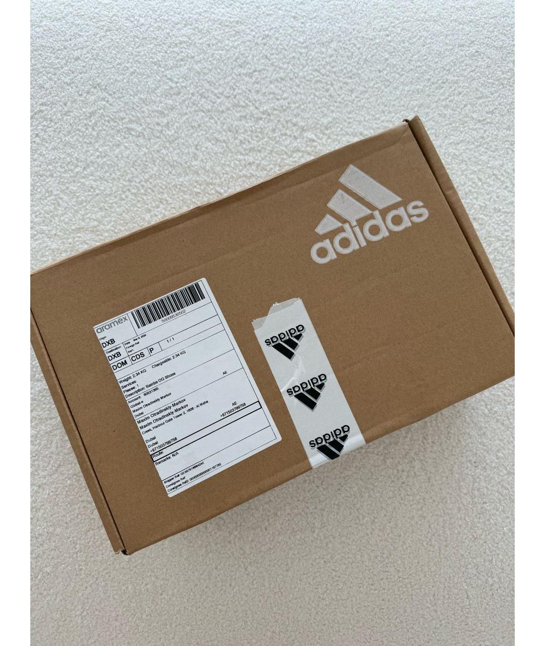 ADIDAS Серые синтетические кеды, фото 6