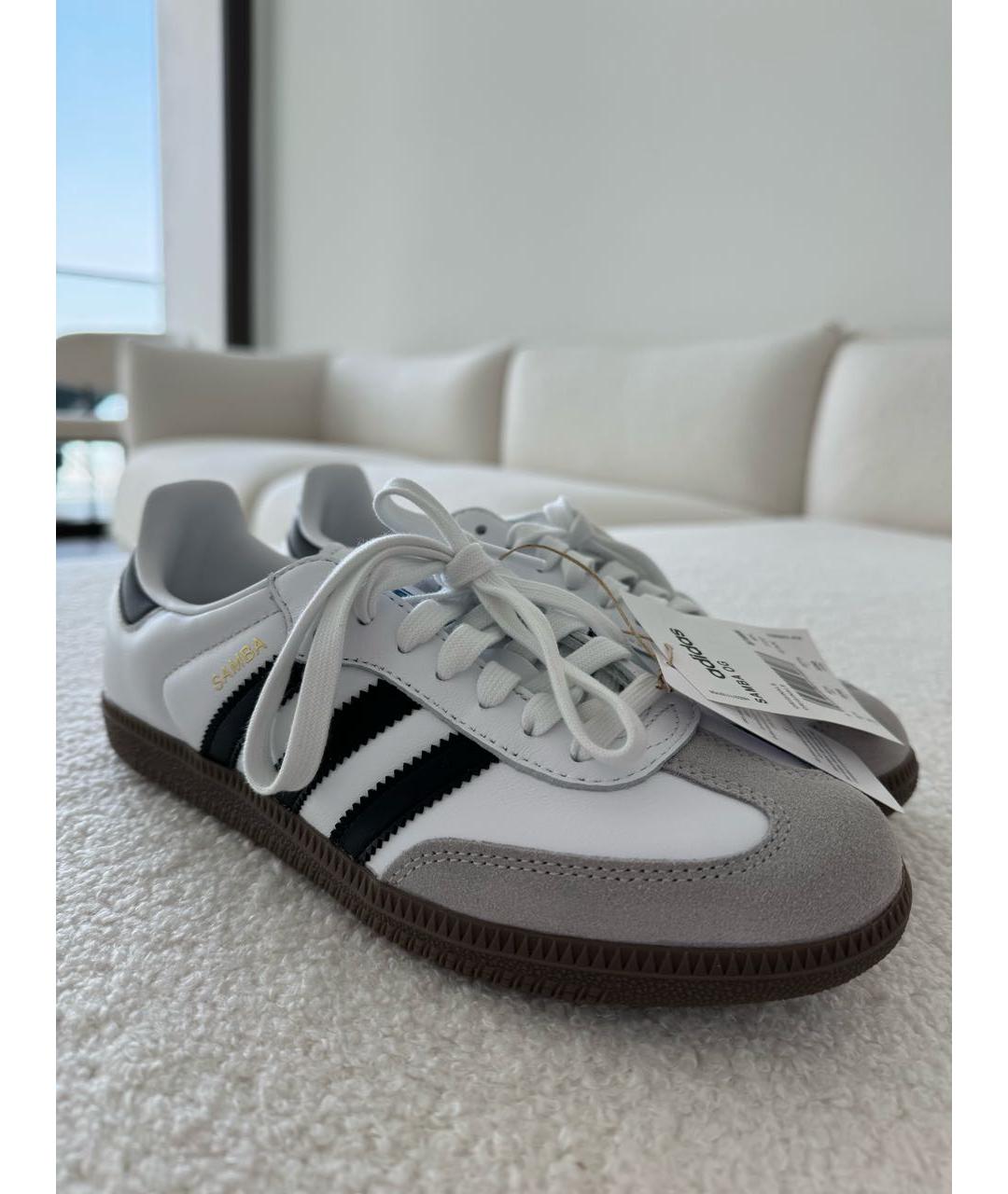 ADIDAS Серые синтетические кеды, фото 2