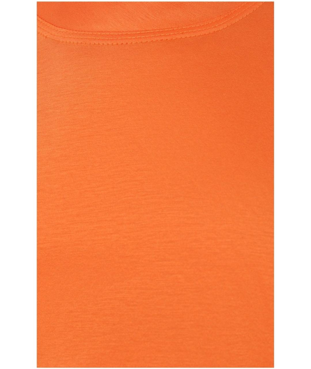 KITON Оранжевая хлопковая футболка, фото 4
