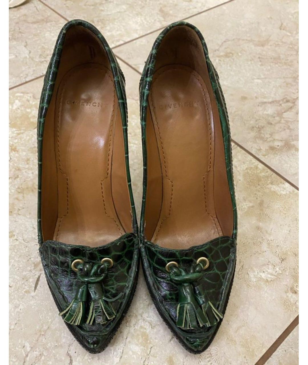 GIVENCHY Зеленые туфли, фото 2