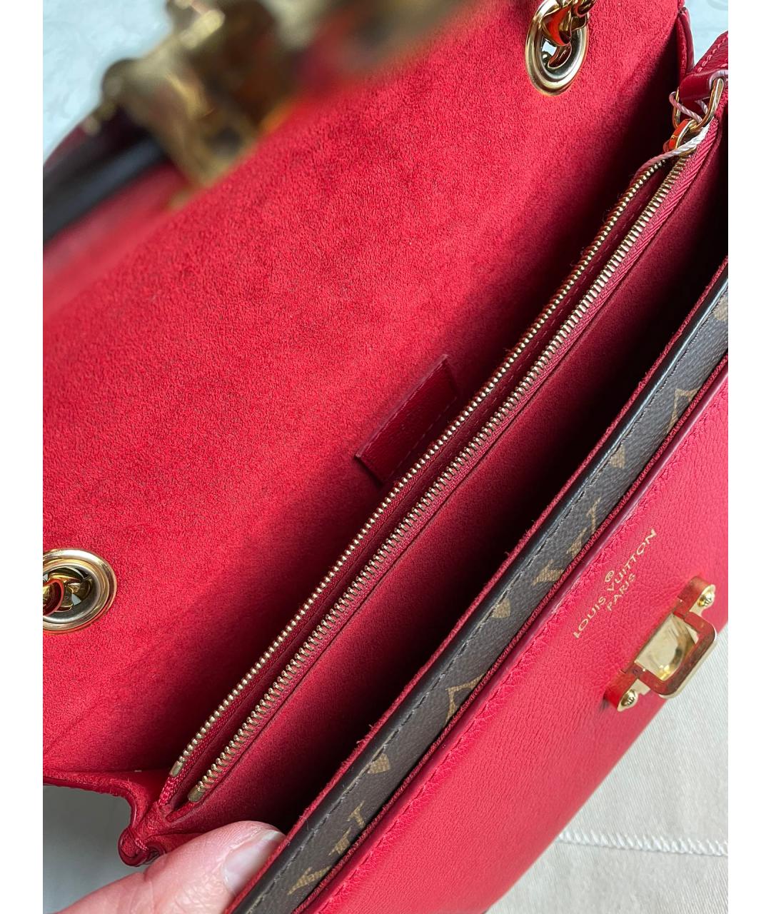 LOUIS VUITTON PRE-OWNED Красная сумка через плечо, фото 6