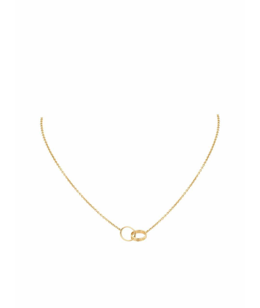 CARTIER Желтое колье из желтого золота, фото 1