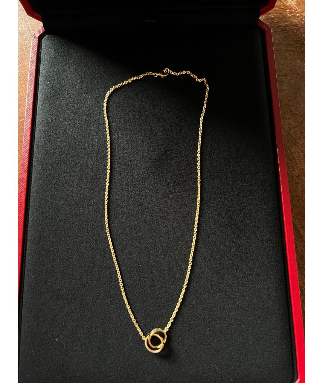 CARTIER Желтое колье из желтого золота, фото 4