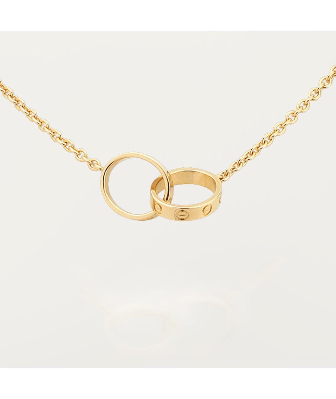 CARTIER Желтое колье из желтого золота, фото 2