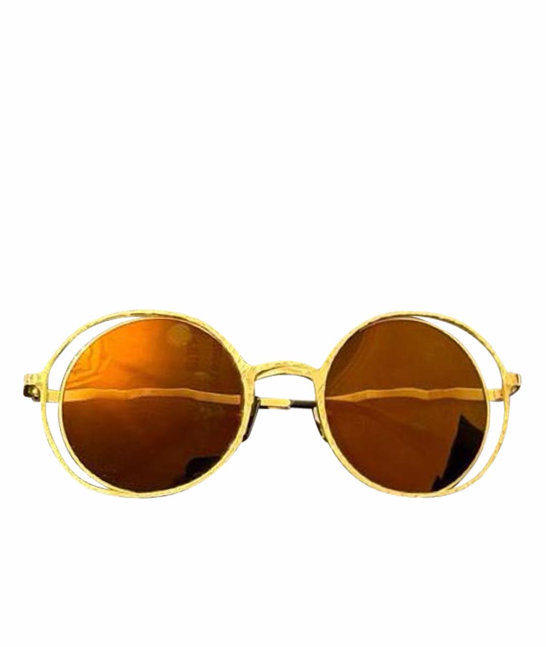 KUBORAUM Золотые металлические солнцезащитные очки, фото 1