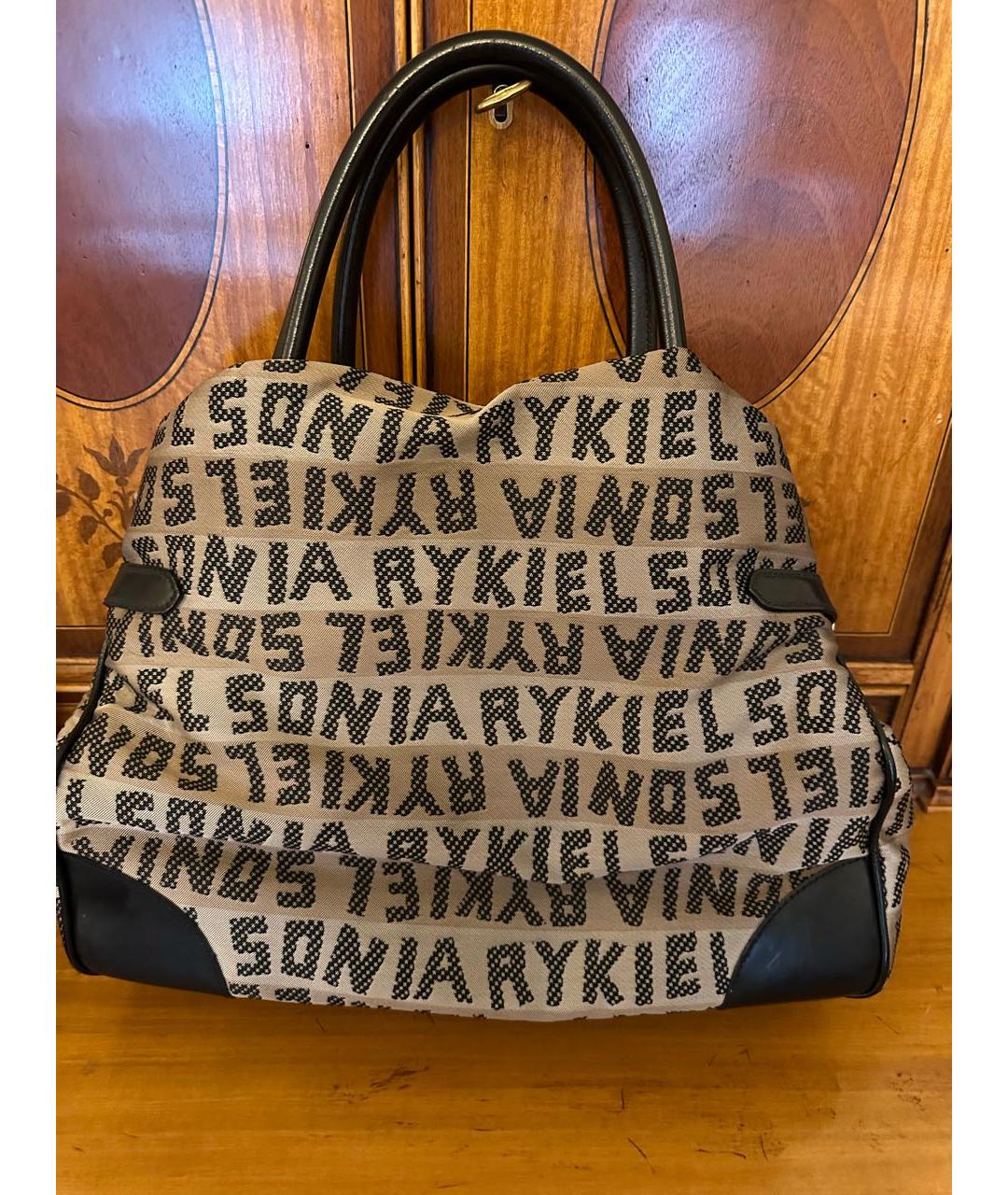 SONIA RYKIEL Мульти тканевая сумка с короткими ручками, фото 3