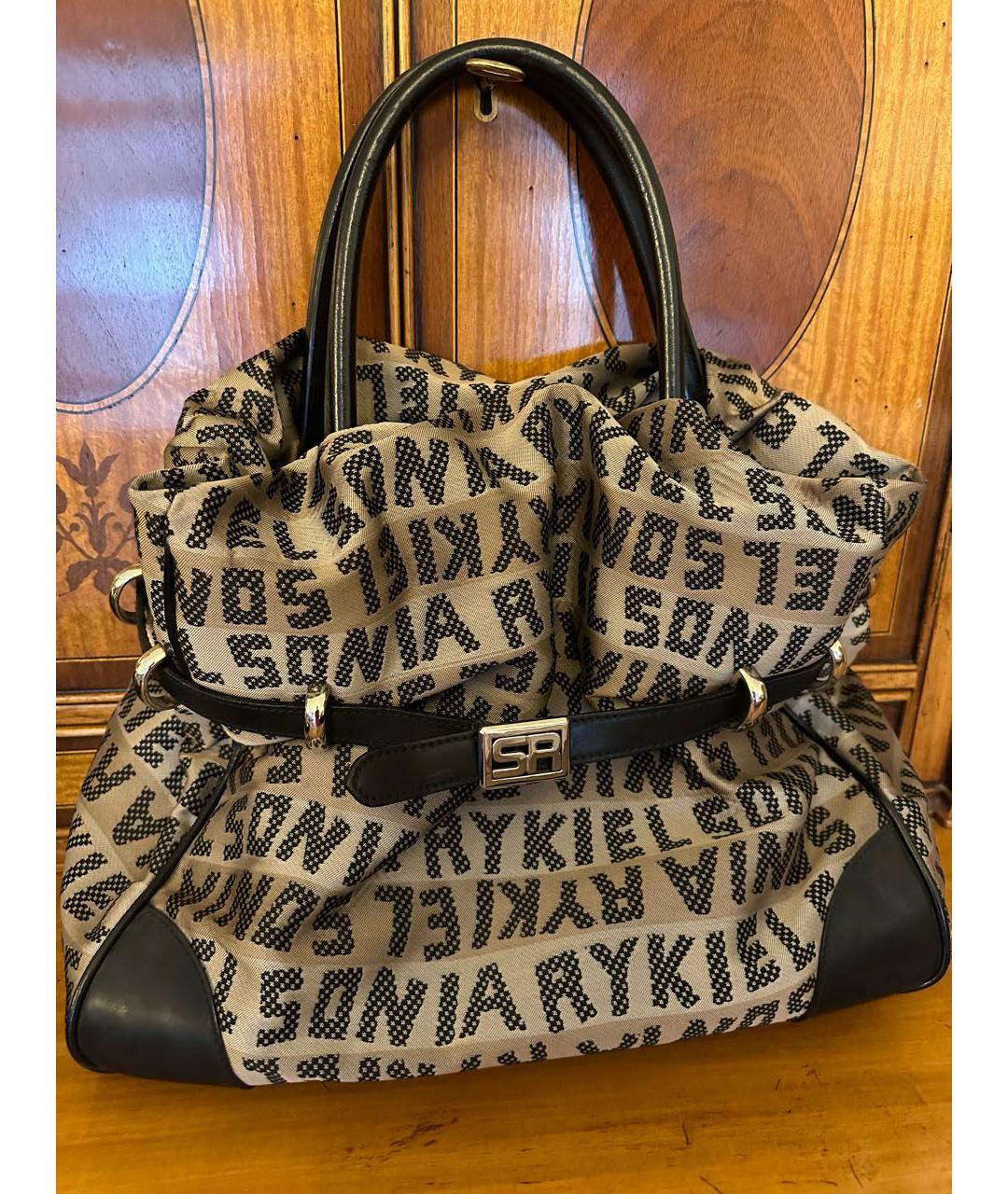 SONIA RYKIEL Мульти тканевая сумка с короткими ручками, фото 9