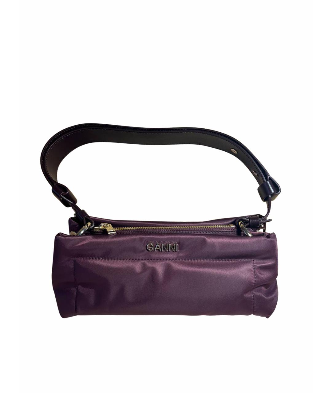 GANNI Фиолетовая сумка через плечо, фото 1