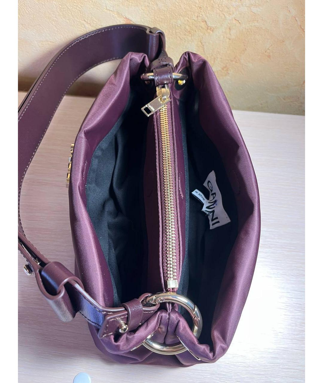 GANNI Фиолетовая сумка через плечо, фото 3