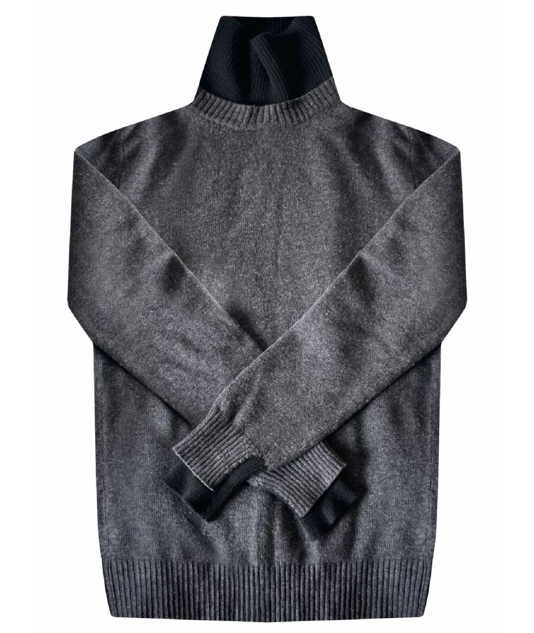 SAINT LAURENT Серый шерстяной джемпер / свитер, фото 1