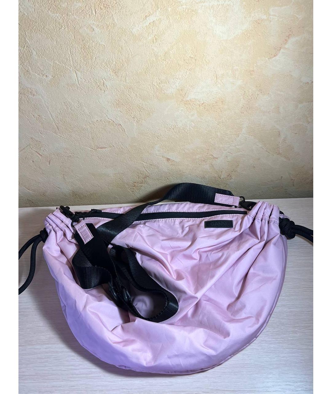 GANNI Розовая сумка через плечо, фото 10