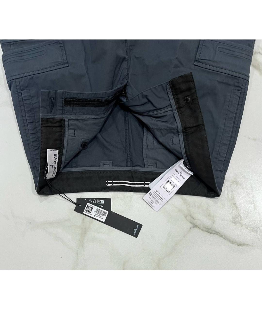 STONE ISLAND Серые шорты, фото 3