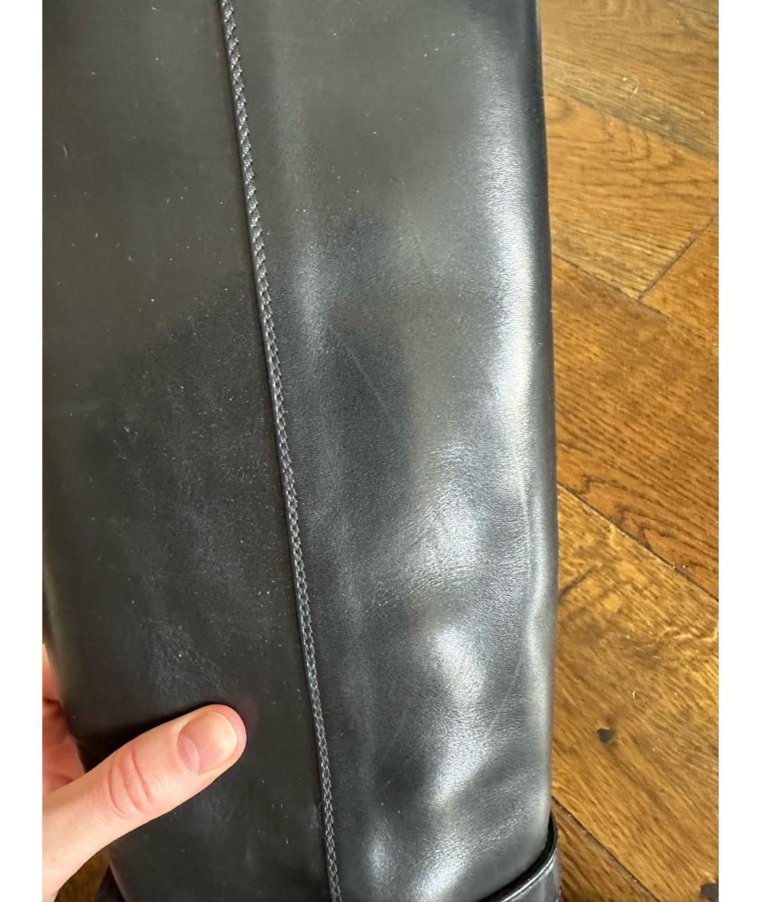 CELINE PRE-OWNED Черные кожаные сапоги, фото 7
