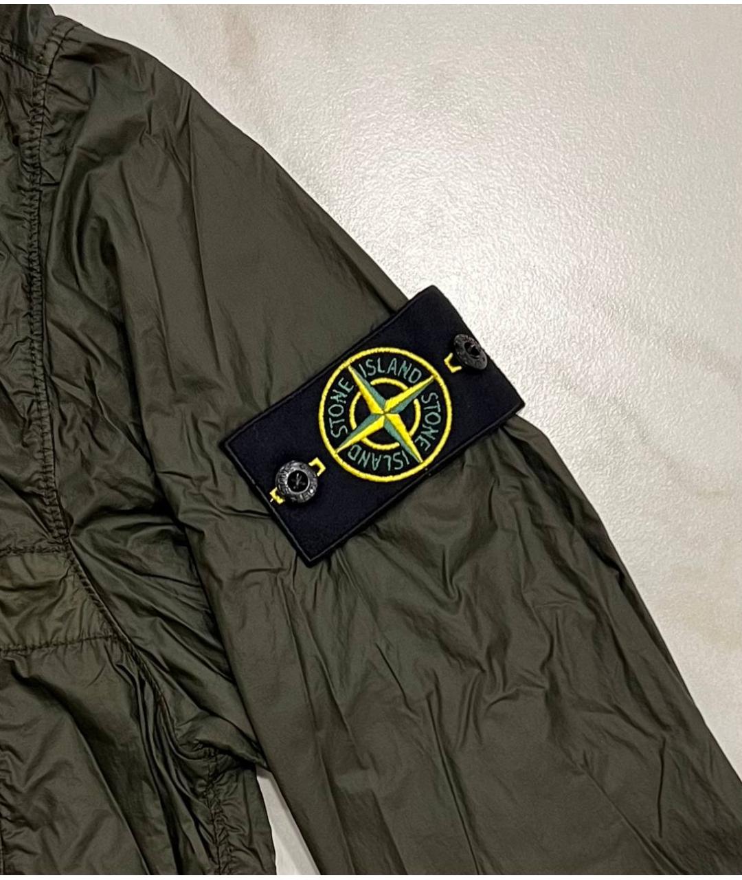 STONE ISLAND Зеленая куртка, фото 3