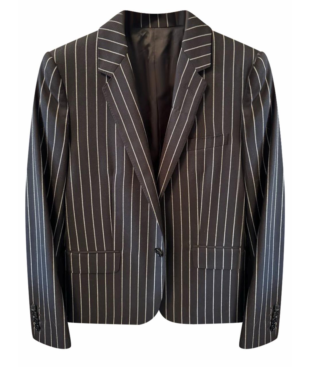 CELINE PRE-OWNED Черный шерстяной жакет/пиджак, фото 1