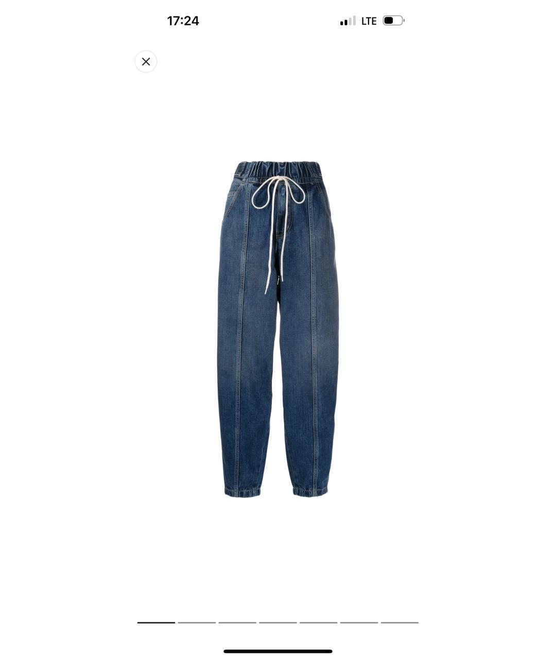 GIVENCHY Синие хлопковые джинсы слим, фото 2