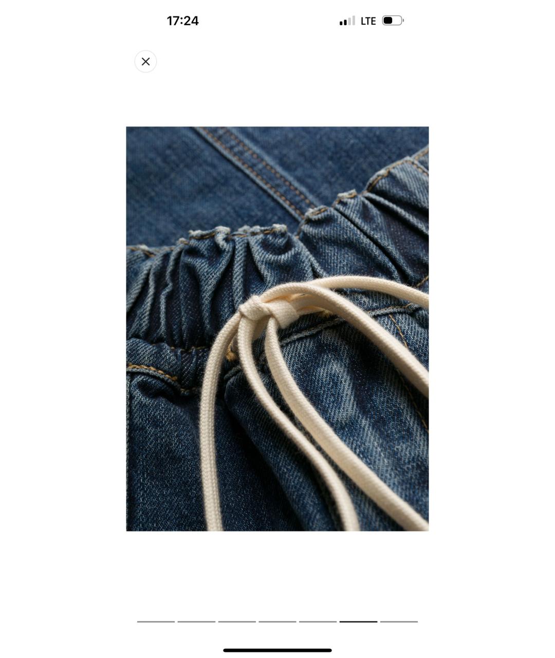GIVENCHY Синие хлопковые джинсы слим, фото 7