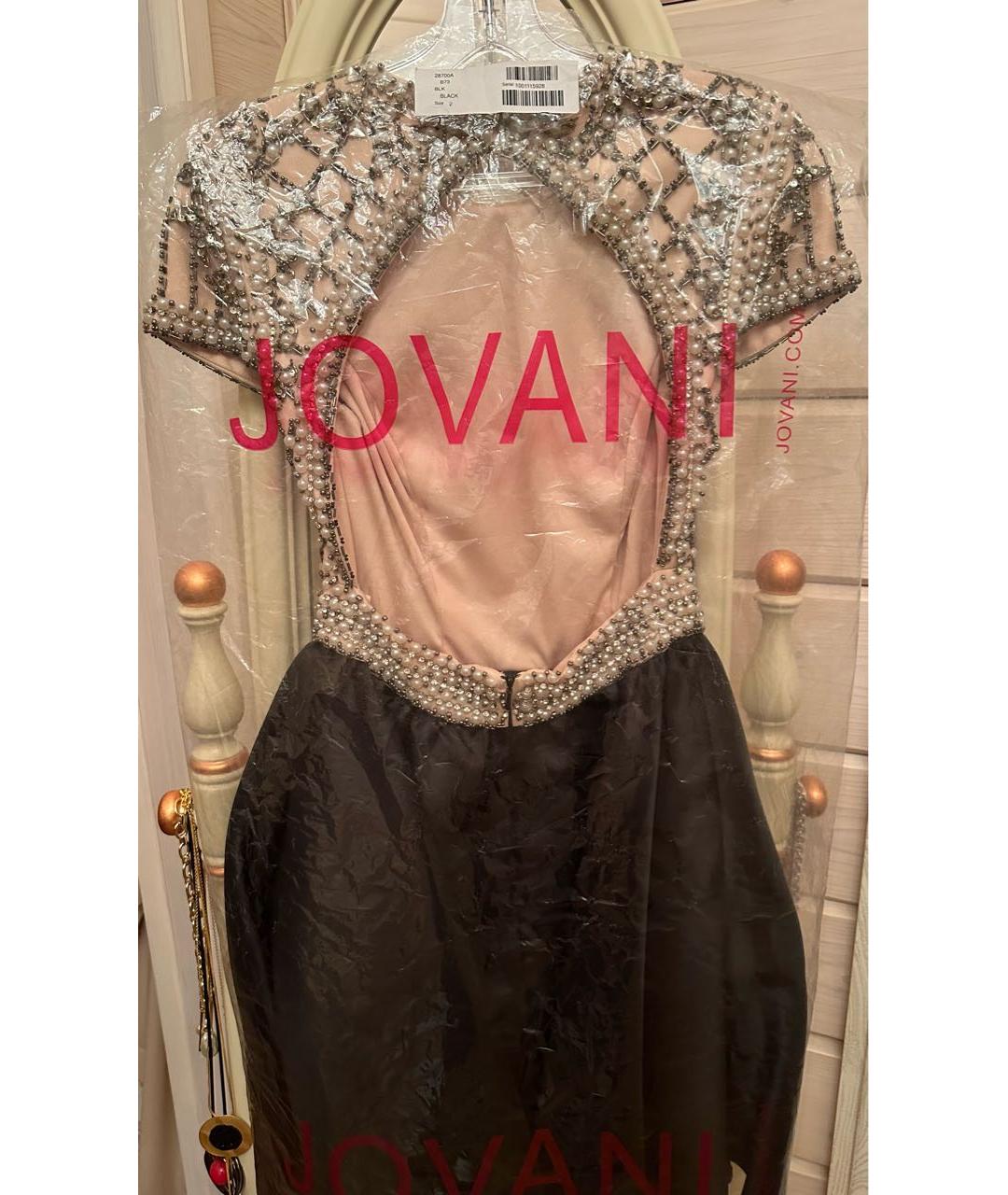 JOVANI Мульти полиэстеровое коктейльное платье, фото 5