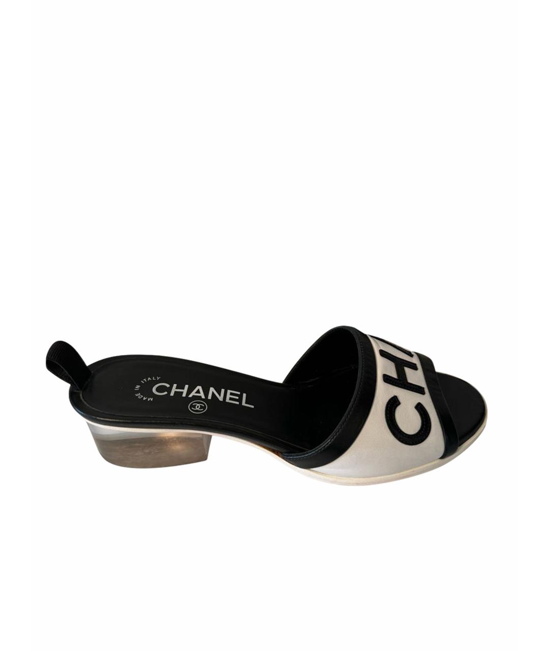 CHANEL PRE-OWNED Резиновые шлепанцы, фото 1